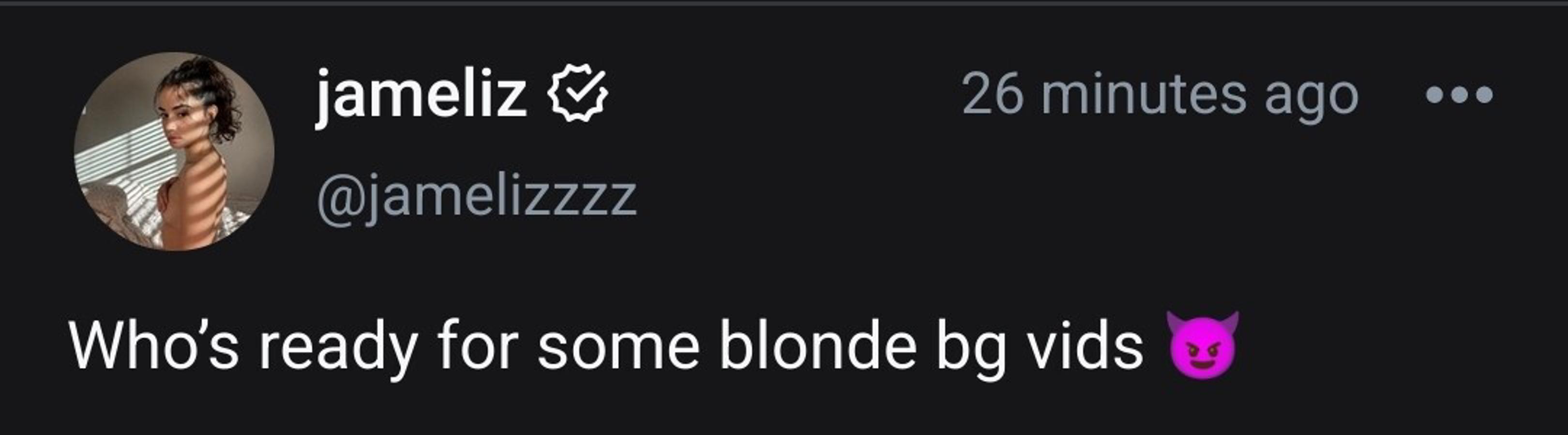 Leaked photo jamelizzzz / jameliz 2011